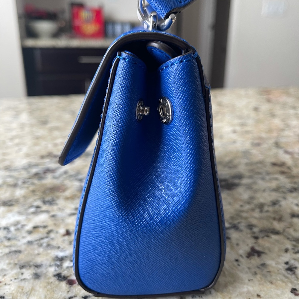 Michael Kors mini bag - vibrant blue leather.